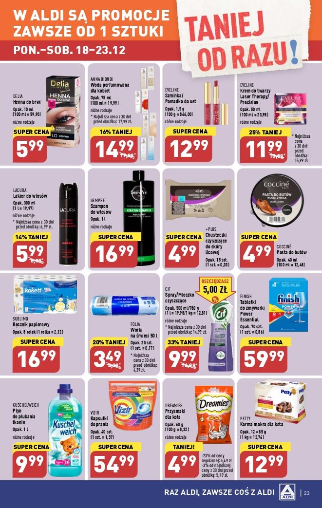 Gazetka promocyjna ALDI str. 23