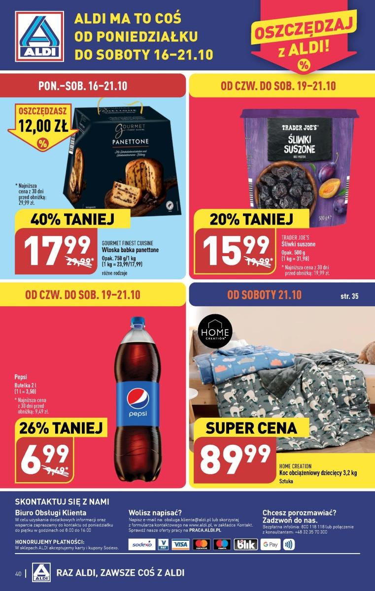 Gazetka promocyjna ALDI str. 40