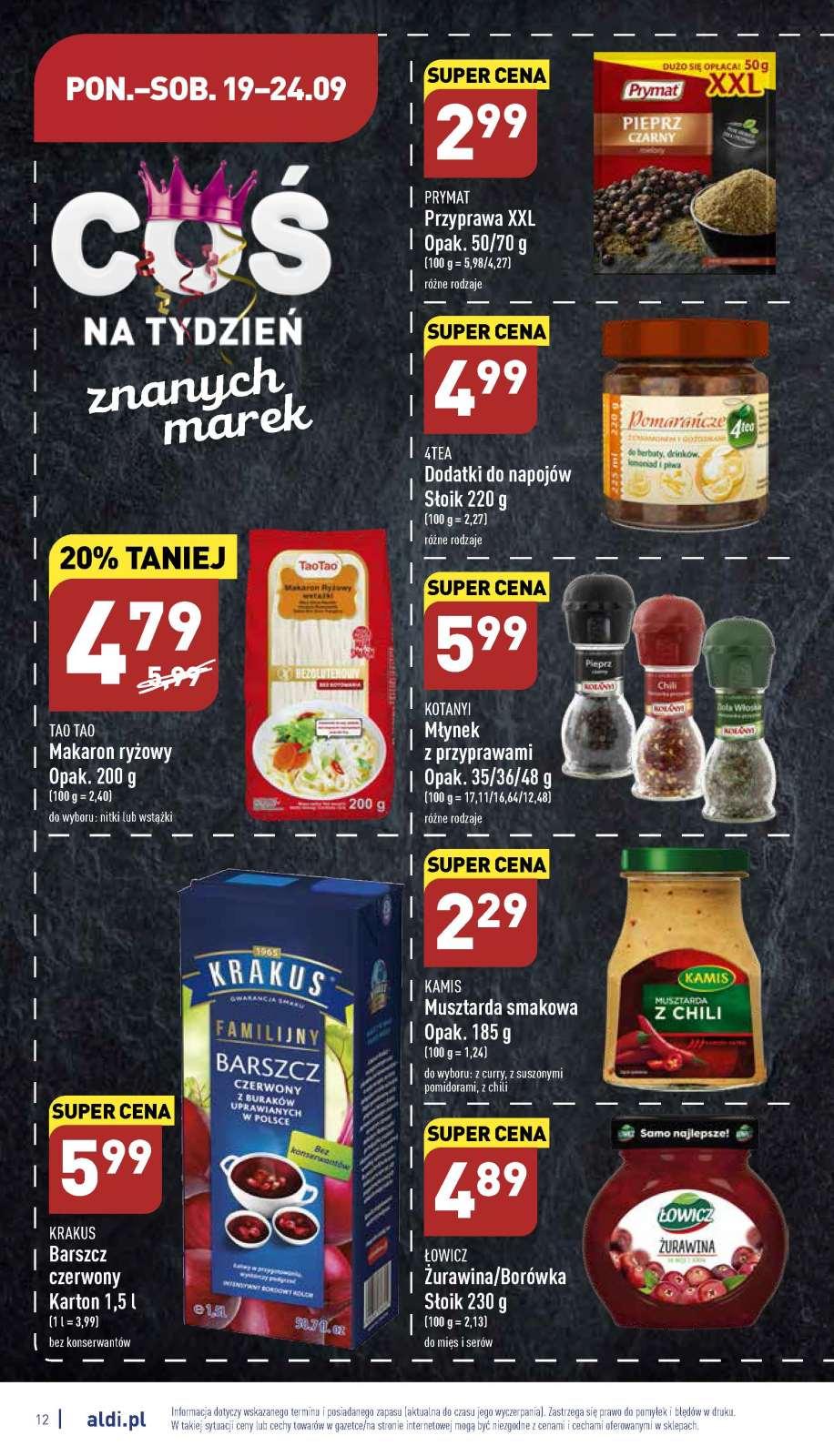 Gazetka promocyjna ALDI str. 12