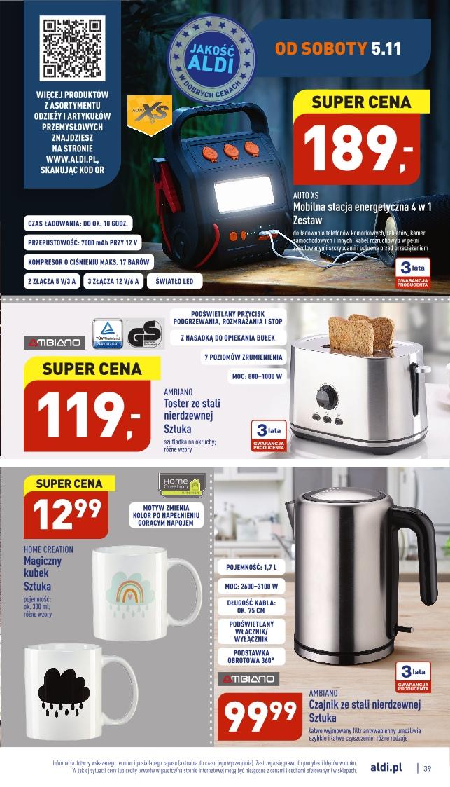 Gazetka promocyjna ALDI str. 39