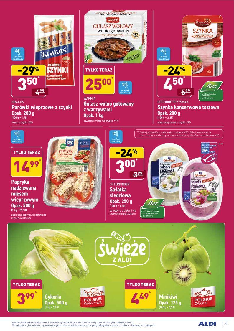 Gazetka promocyjna ALDI str. 23